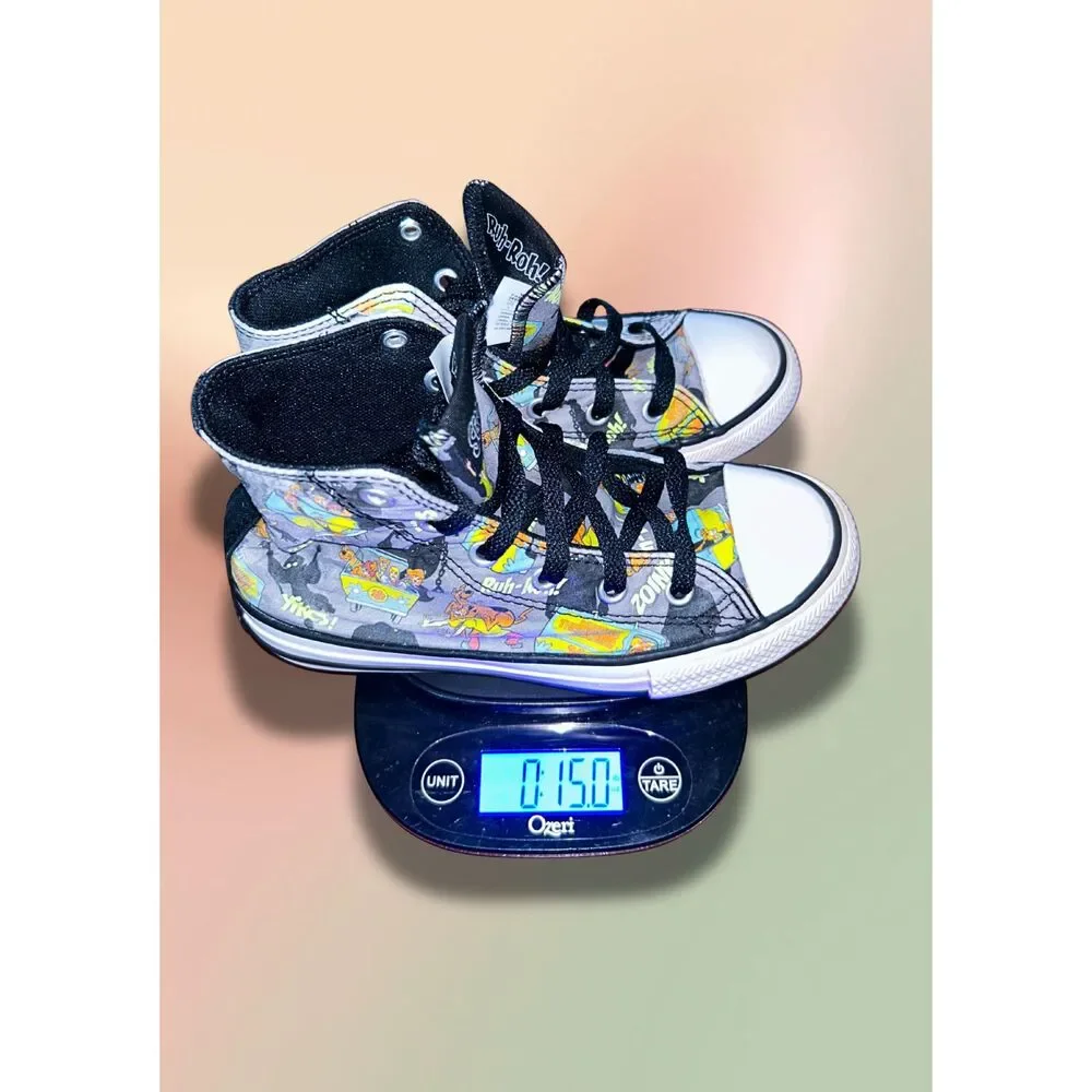 Converse x Scooby-Doo Chuck Taylor All Star High Tops Youth 1 Gray